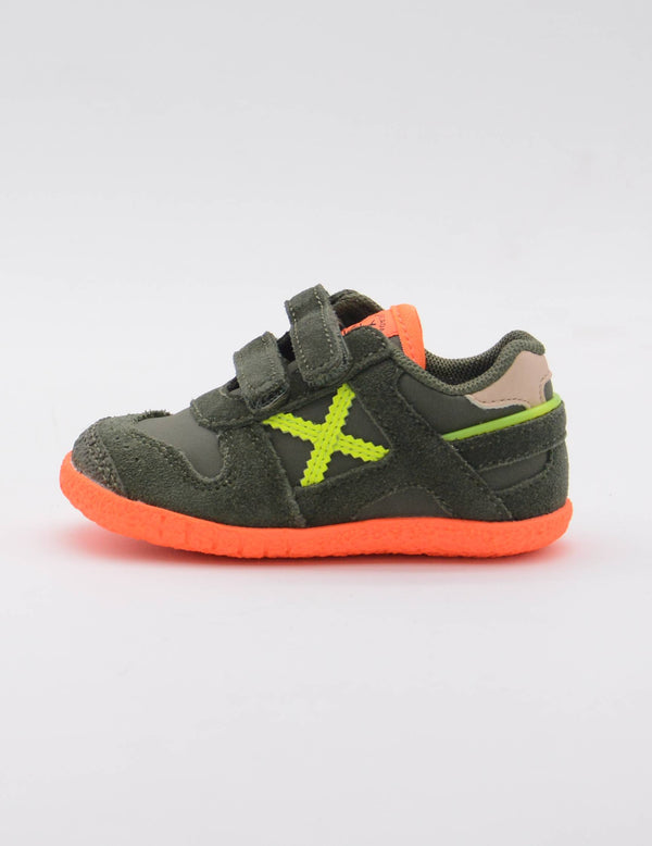 MUNICH BABY GOAL 1594 VERDE/AMARILLO PISO NARANJA