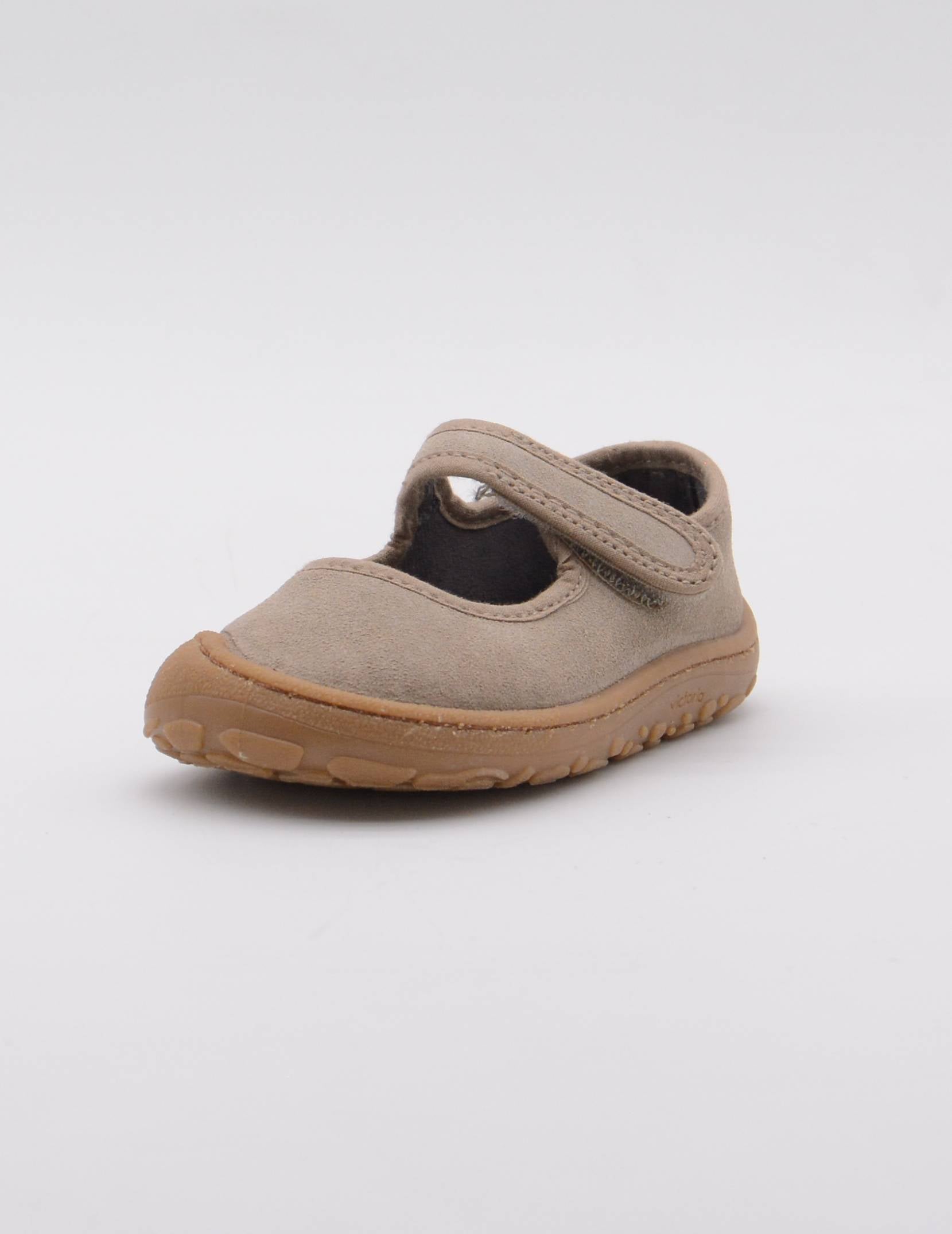 VICTORIA 70106 TAUPE MERCEDES VELCRO BAREFOOT