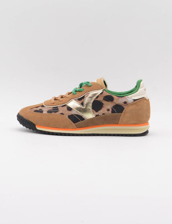 VICTORIA 1158103 SATURNO NYLON ANIMAL PRINT & SERRAJE CAMEL