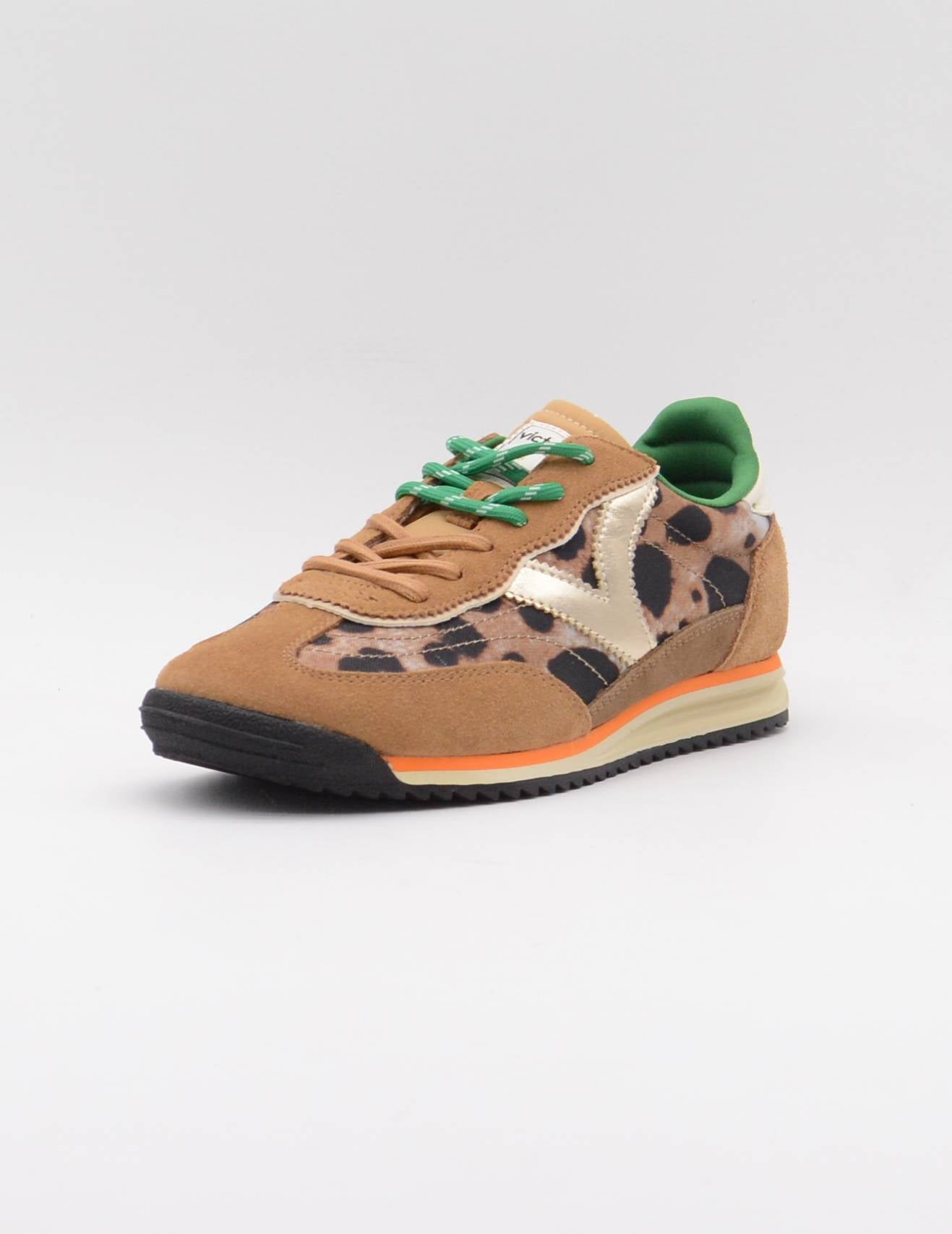 VICTORIA 1158103 SATURNO NYLON ANIMAL PRINT & SERRAJE CAMEL