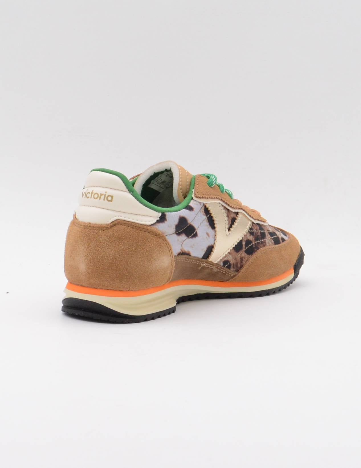 VICTORIA 1158103 SATURNO NYLON ANIMAL PRINT & SERRAJE CAMEL