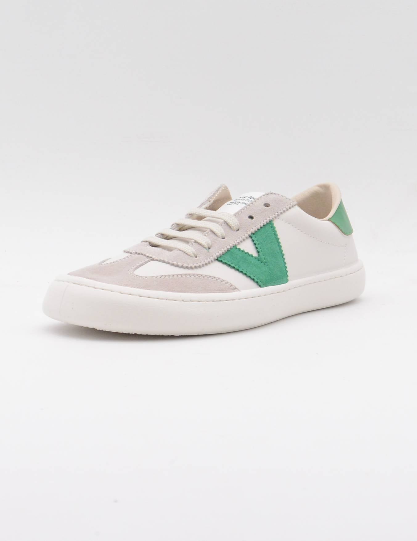 VICTORIA 1186100 DEPORTIVO OLMO BAREFOOT EFECTO PIEL & SERRAJE BLANCO/VERDE