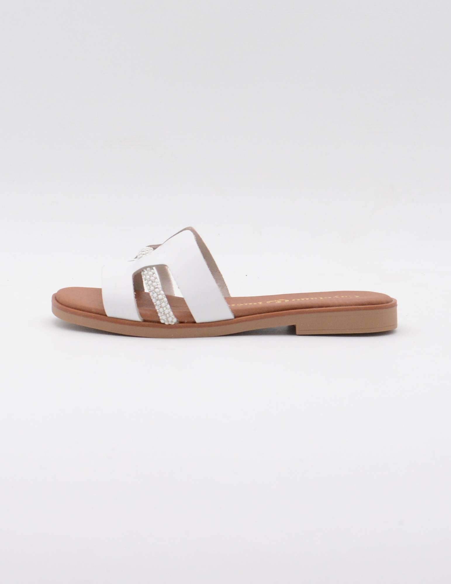 SANDALIA PLANA 14409 BLANCA