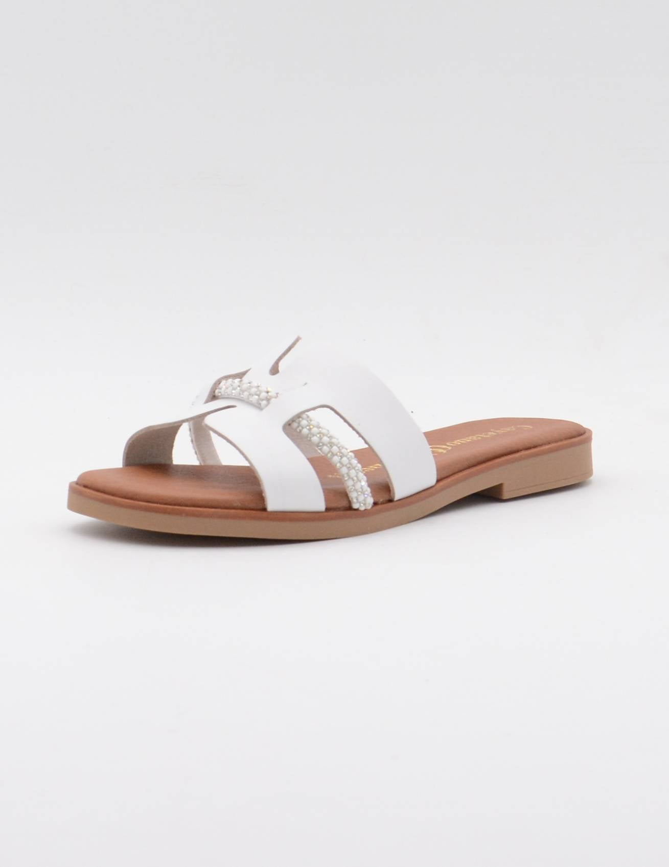 SANDALIA PLANA 14409 BLANCA