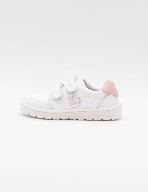 GARVALIN Zapatillas barefoot blanca y rosa 252510-B113