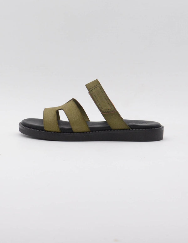 HEE 25390 SANDALIA PLANA VERDE