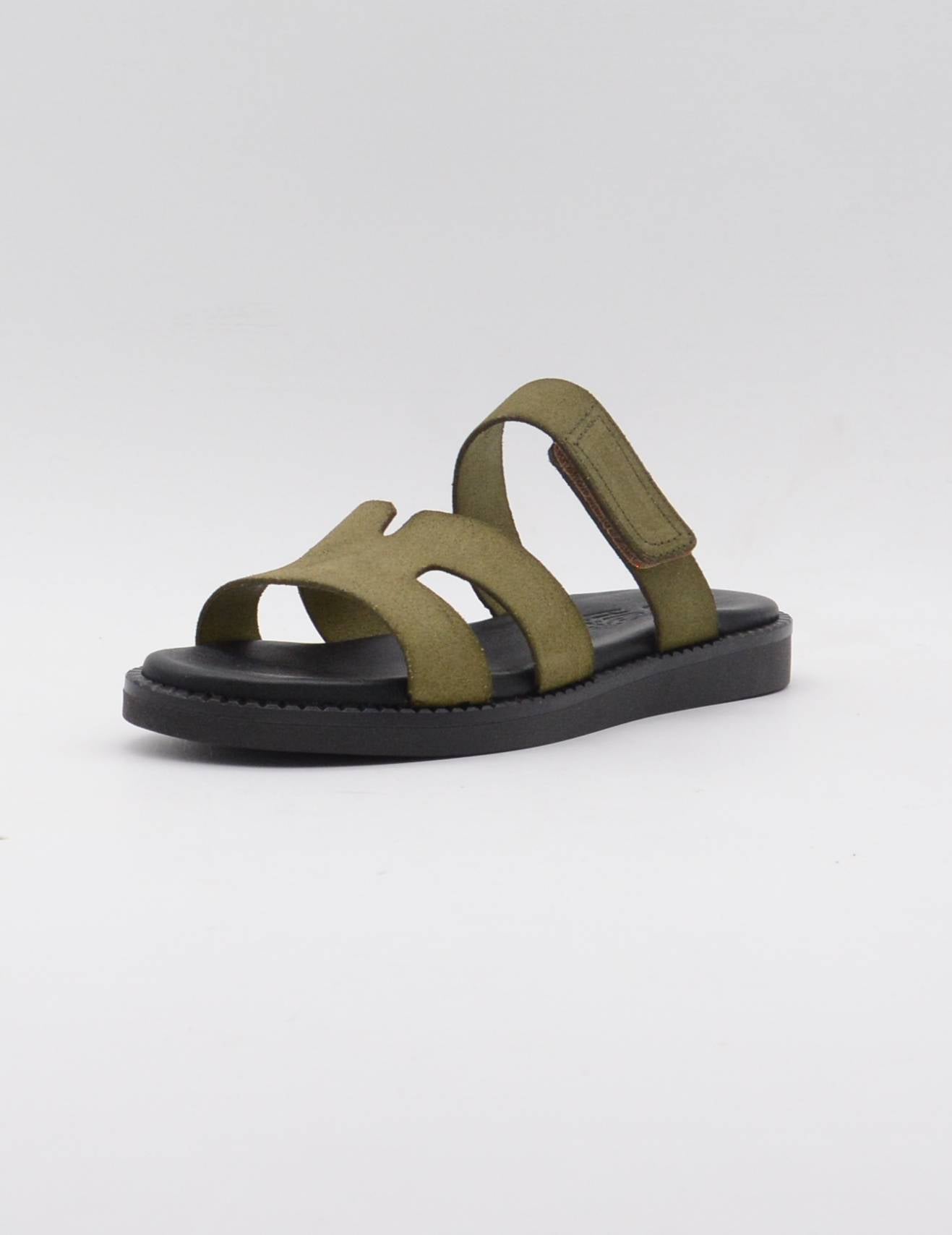 HEE 25390 SANDALIA PLANA VERDE