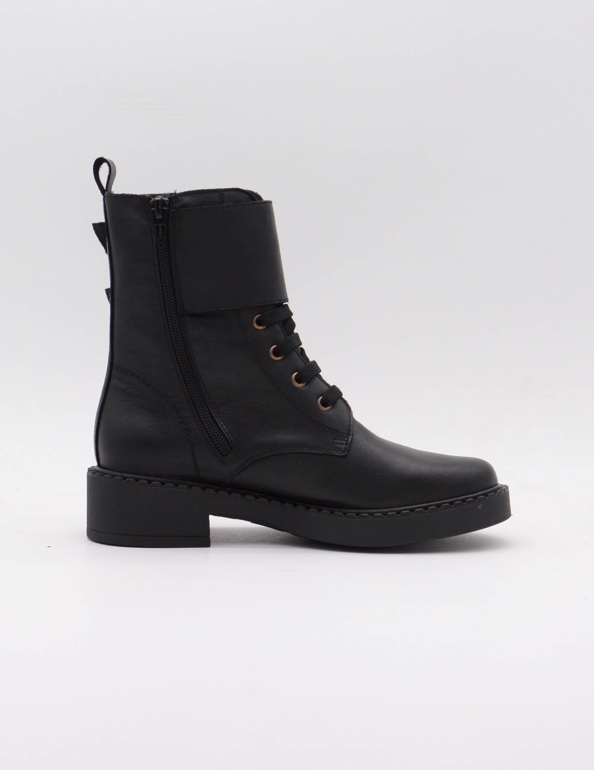HEE 25750 BOTIN CORDON/CREMALLERA HEBILLAS NEGRO