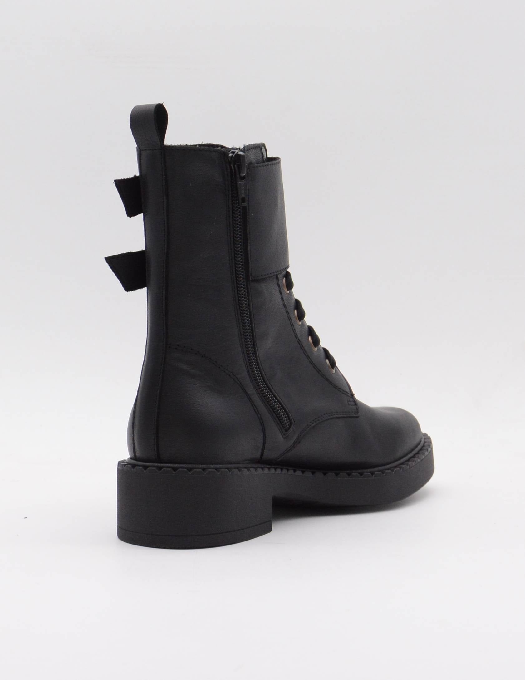 HEE 25750 BOTIN CORDON/CREMALLERA HEBILLAS NEGRO