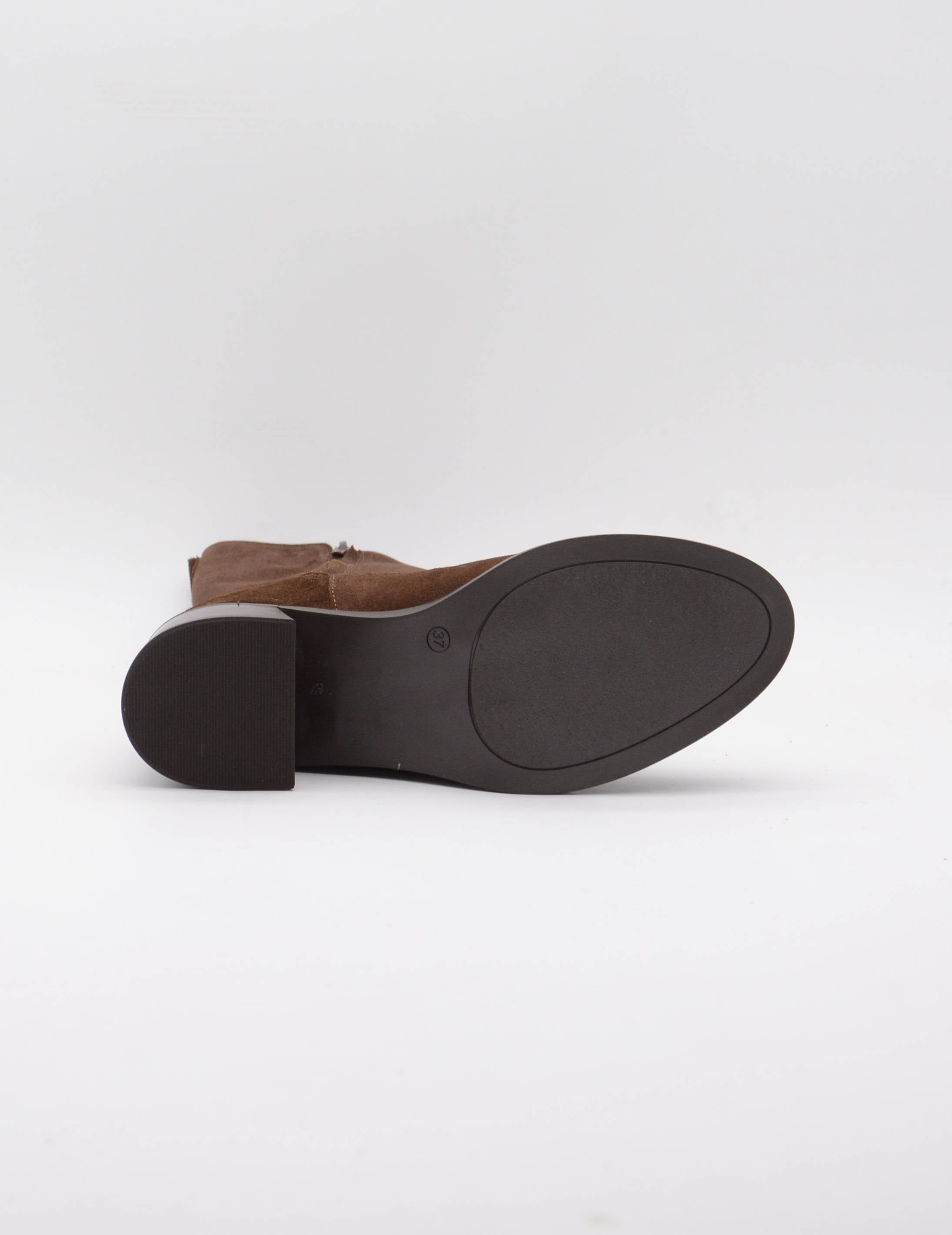 HEE 25783 BOTA SERRAJE MARRON TACON