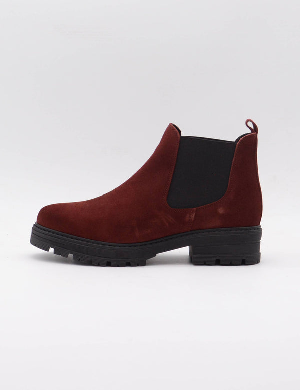HEE 25862 BOTIN ELASTICO SERRAJE GRANATE