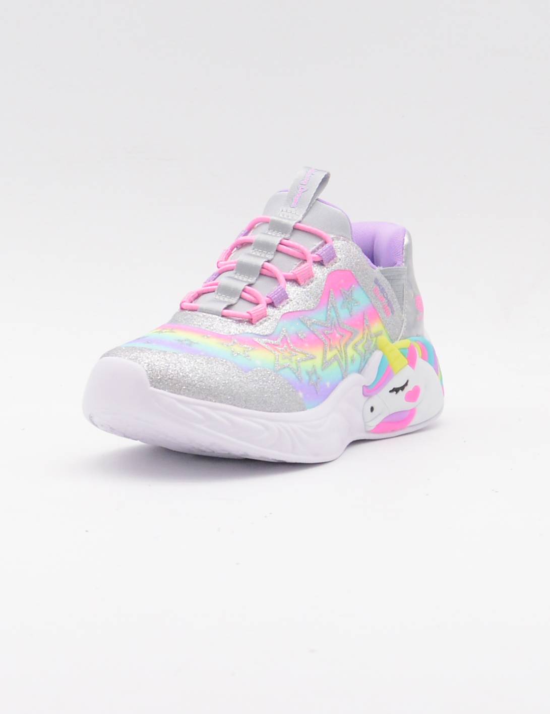 SKECHERS 302296L SMLT Skechers Slip-ins: Unicorn Dreams - Starry Lite DEPORTIVO UNICORNIO LUCESPLATA