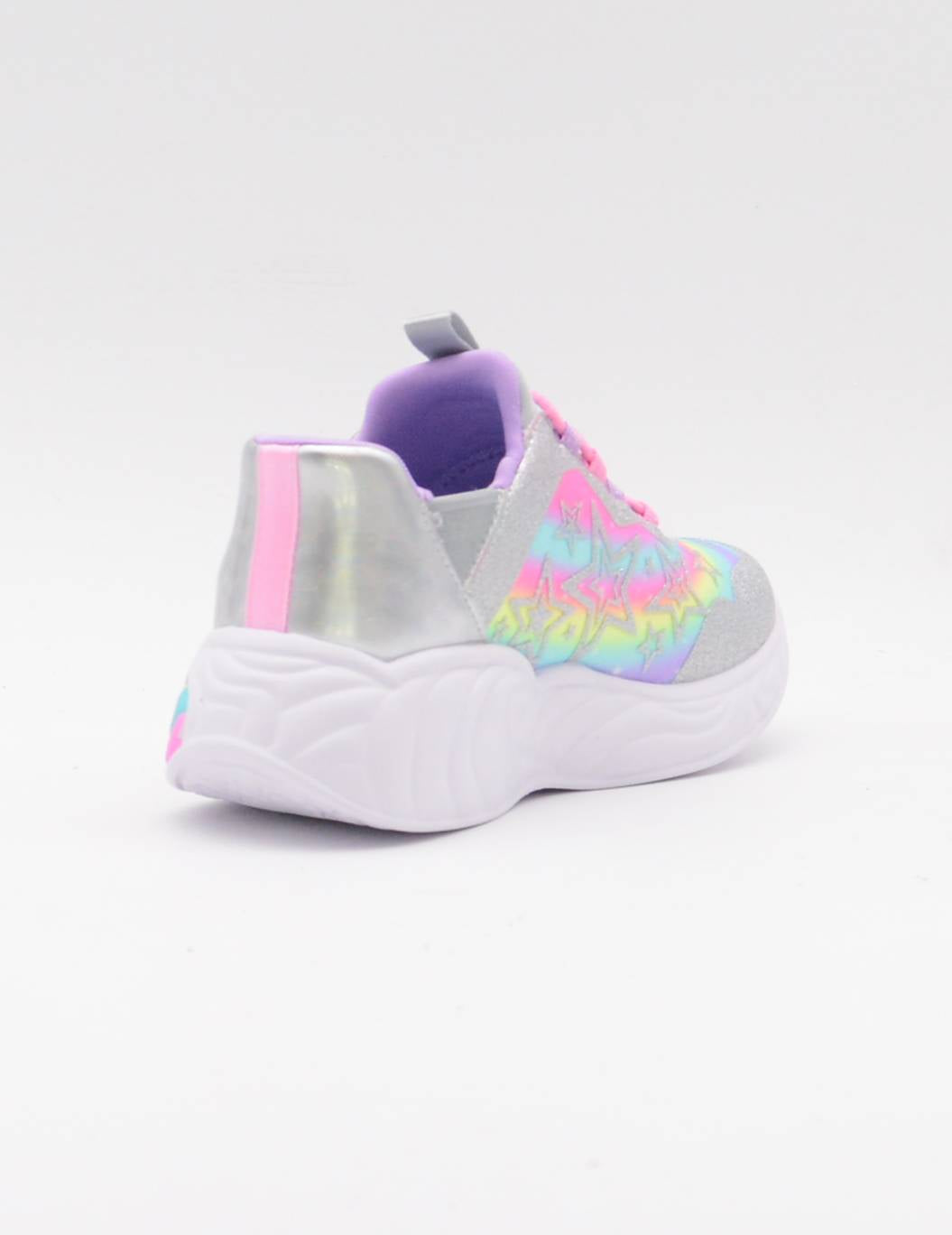 SKECHERS 302296L SMLT Skechers Slip-ins: Unicorn Dreams - Starry Lite DEPORTIVO UNICORNIO LUCESPLATA