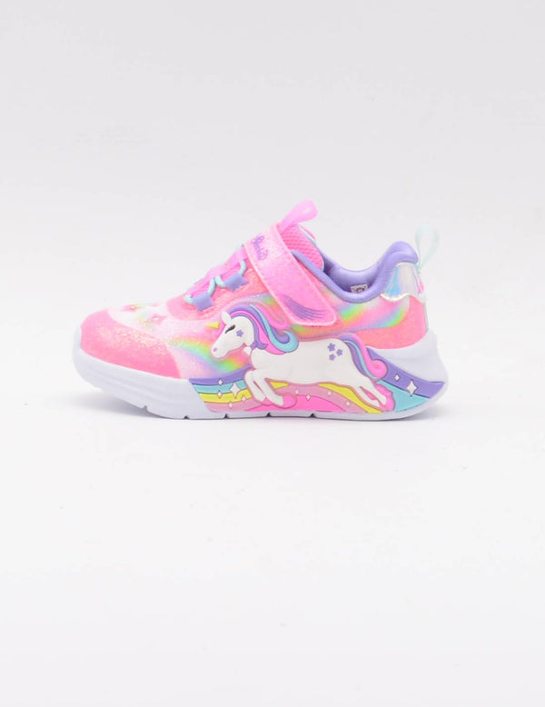 SKECHERS 302298N PKMT S-Lights: Unicorn Chaser DEPORTIVO ROSA UNICORNIO LUCES