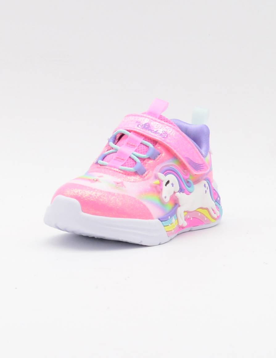 SKECHERS 302298N PKMT S-Lights: Unicorn Chaser DEPORTIVO ROSA UNICORNIO LUCES