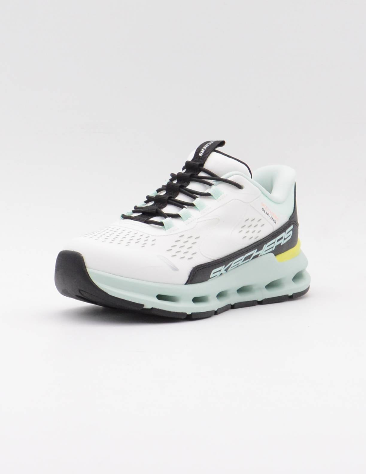 SKECHERS 303654L Skechers Slip-ins: Glide-Step - Vista Lane BLANCO/TURQUESA