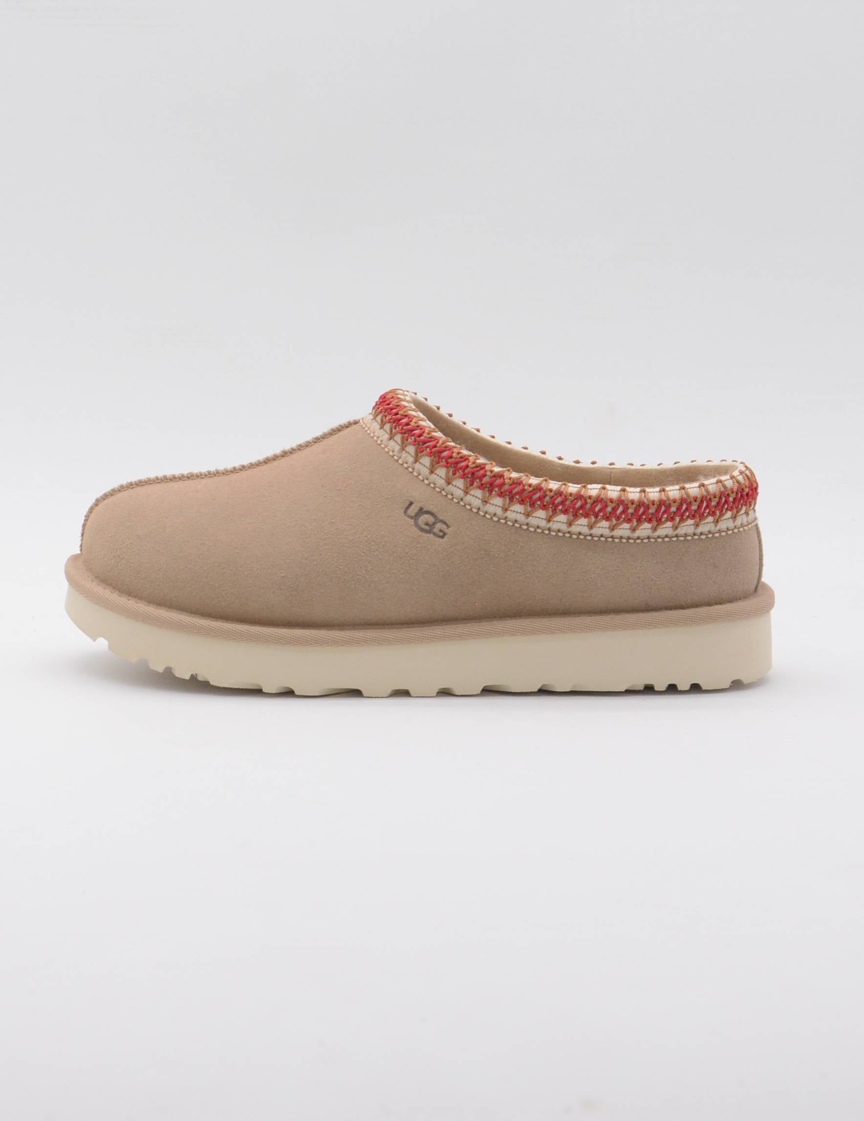 UGG TASMAN SAND / DARK CHERRY