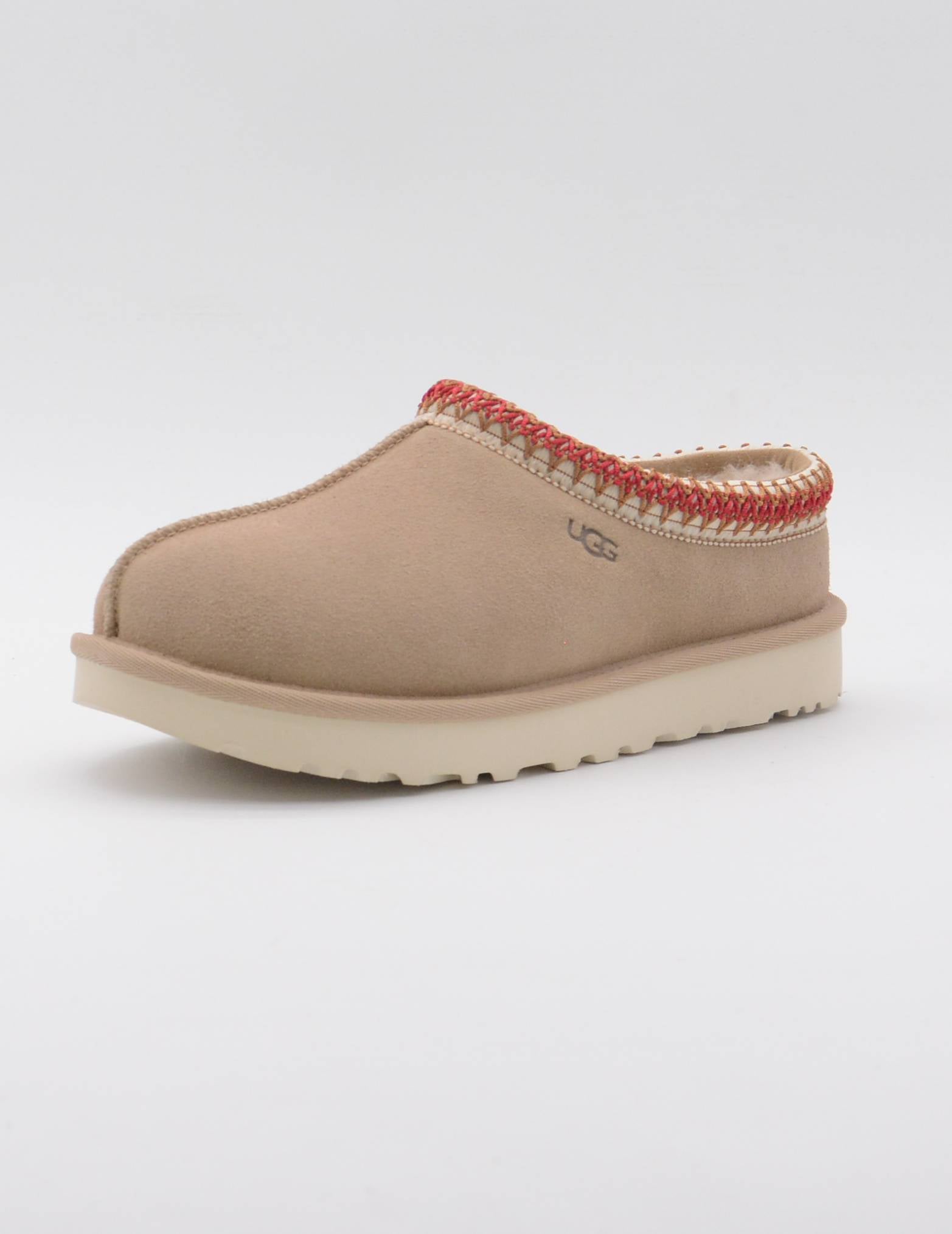 UGG TASMAN SAND / DARK CHERRY