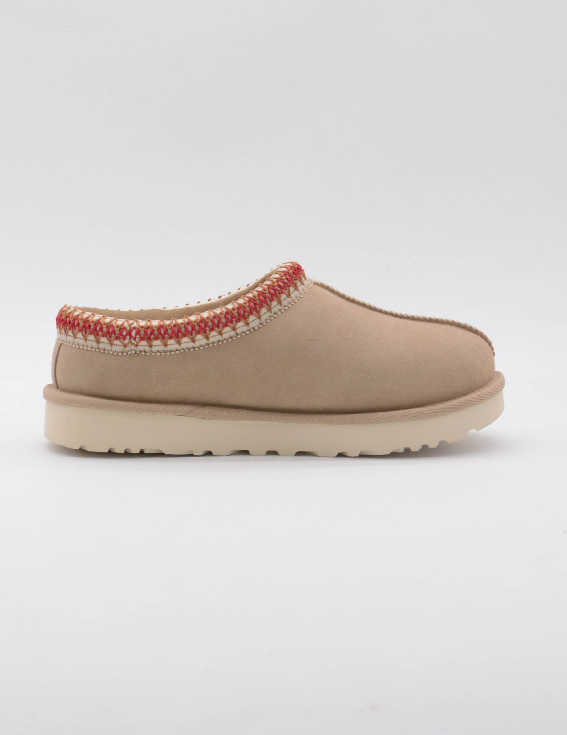 UGG TASMAN SAND / DARK CHERRY