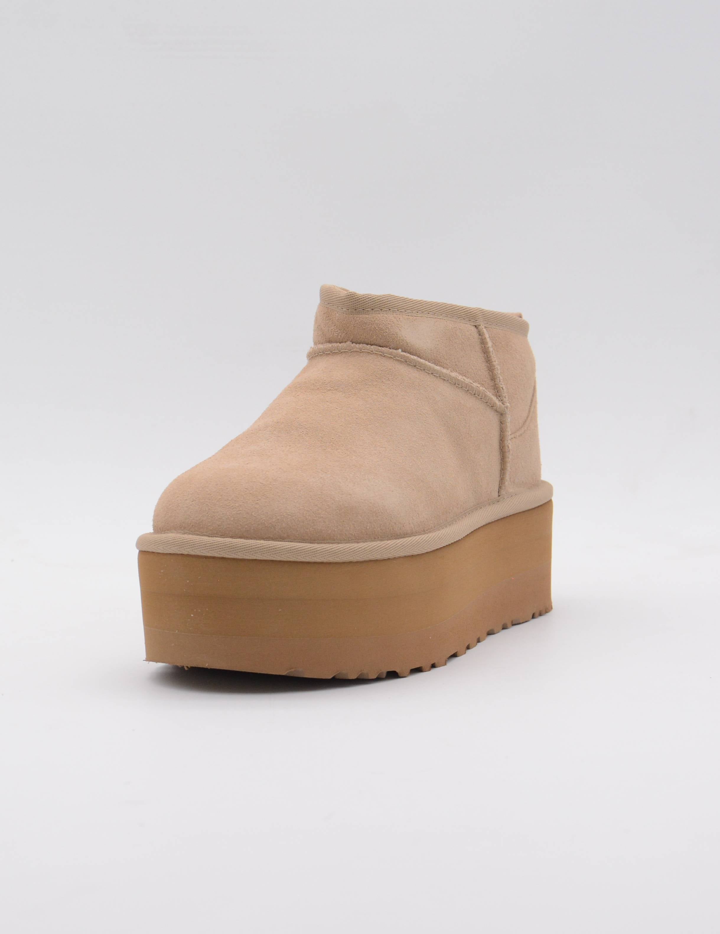 UGG 1135092 SAND ULTRA MINI PLATAFORMA