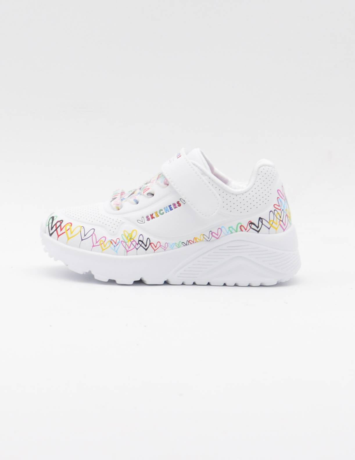 SKECHERS 314091L DEPORTIVO UNO LITE BLANCO CORAZONES