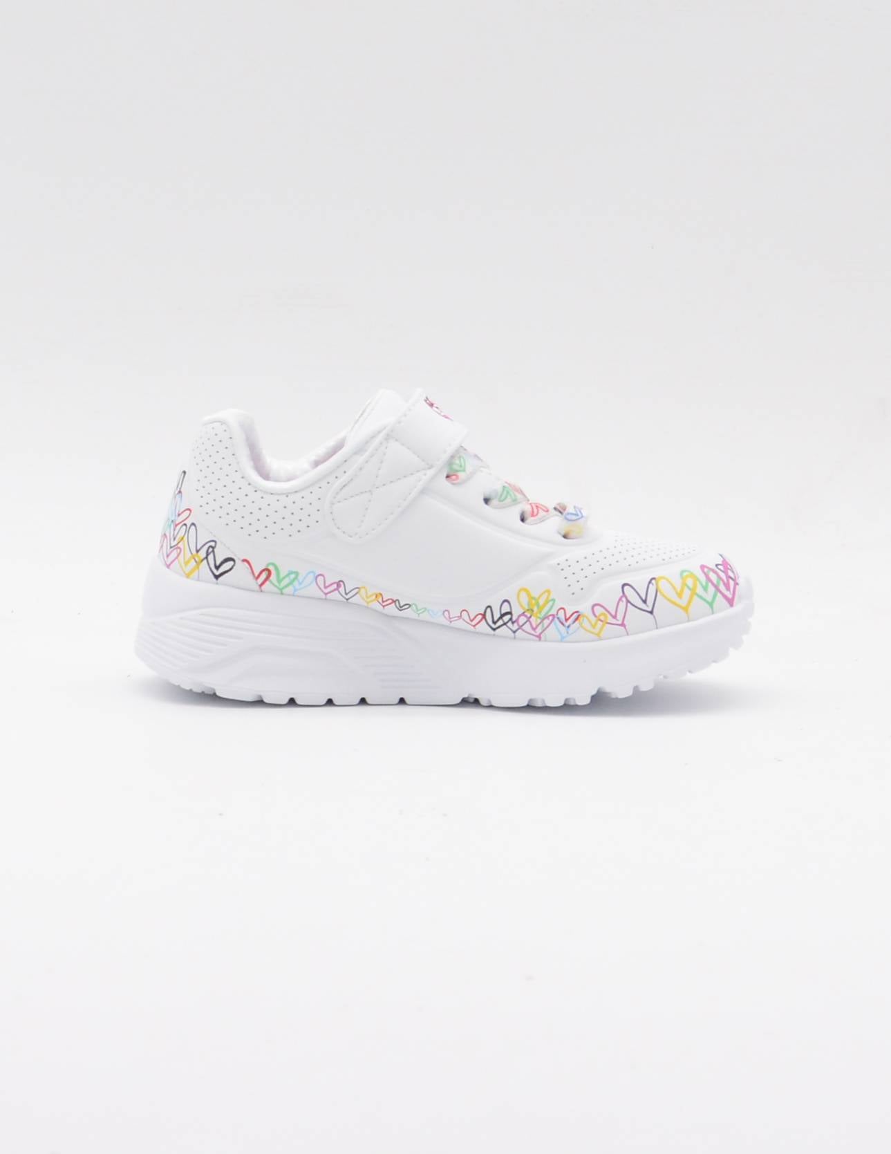 SKECHERS 314091L DEPORTIVO UNO LITE BLANCO CORAZONES