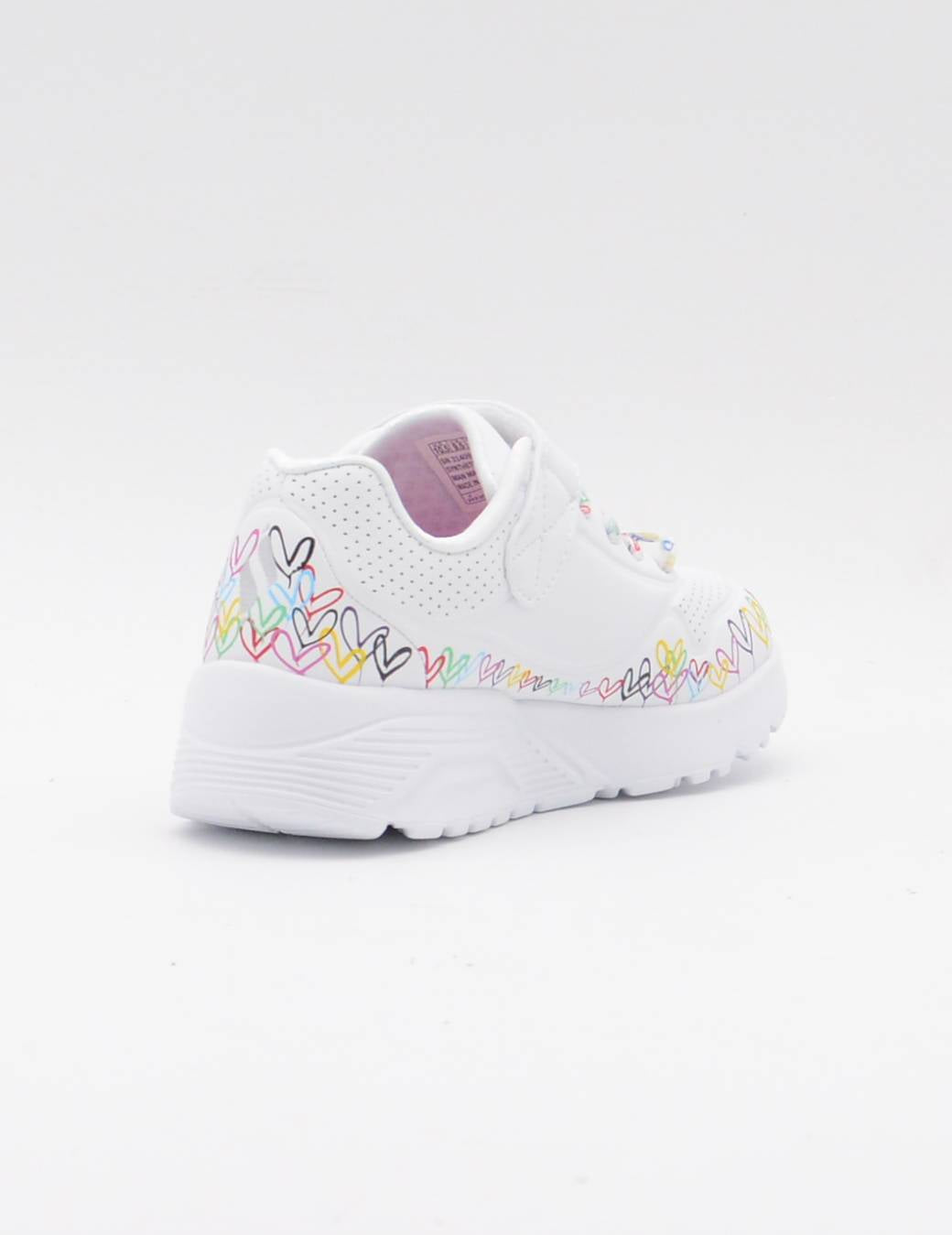 SKECHERS 314091L DEPORTIVO UNO LITE BLANCO CORAZONES