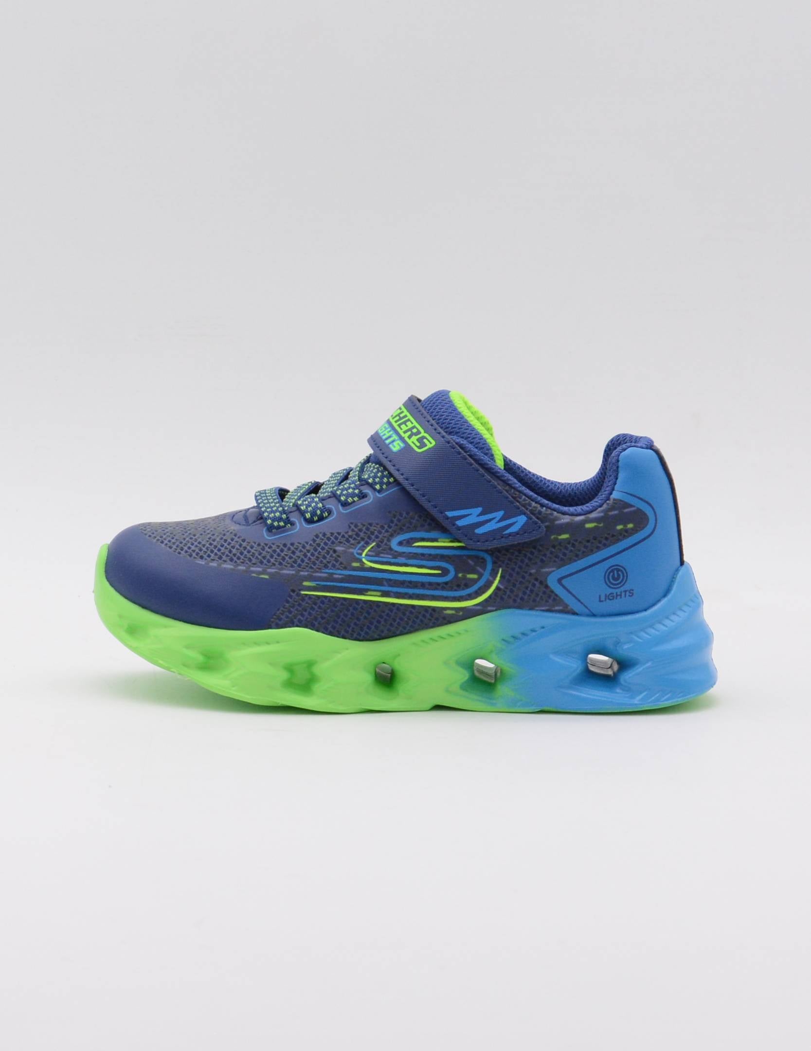 SKECHERS 400604L NVBL AZUL/VERDE