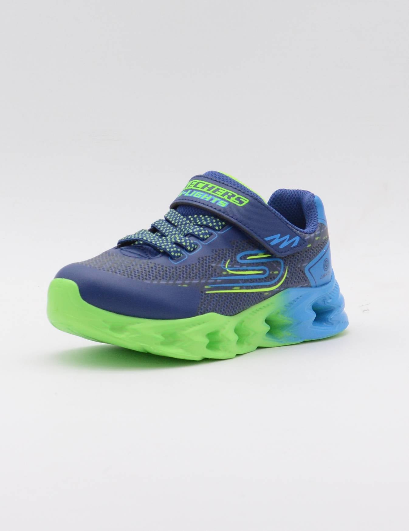 SKECHERS 400604L NVBL AZUL/VERDE