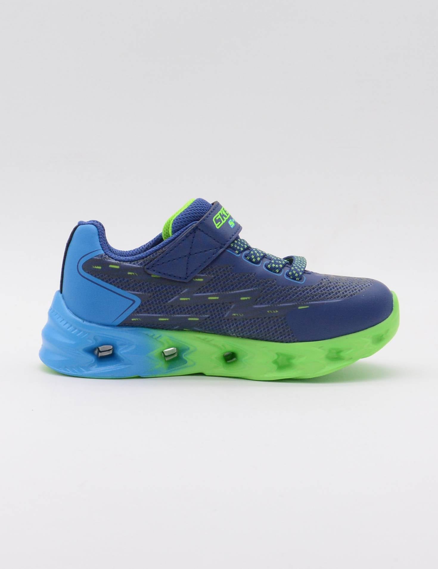 SKECHERS 400604L NVBL AZUL/VERDE