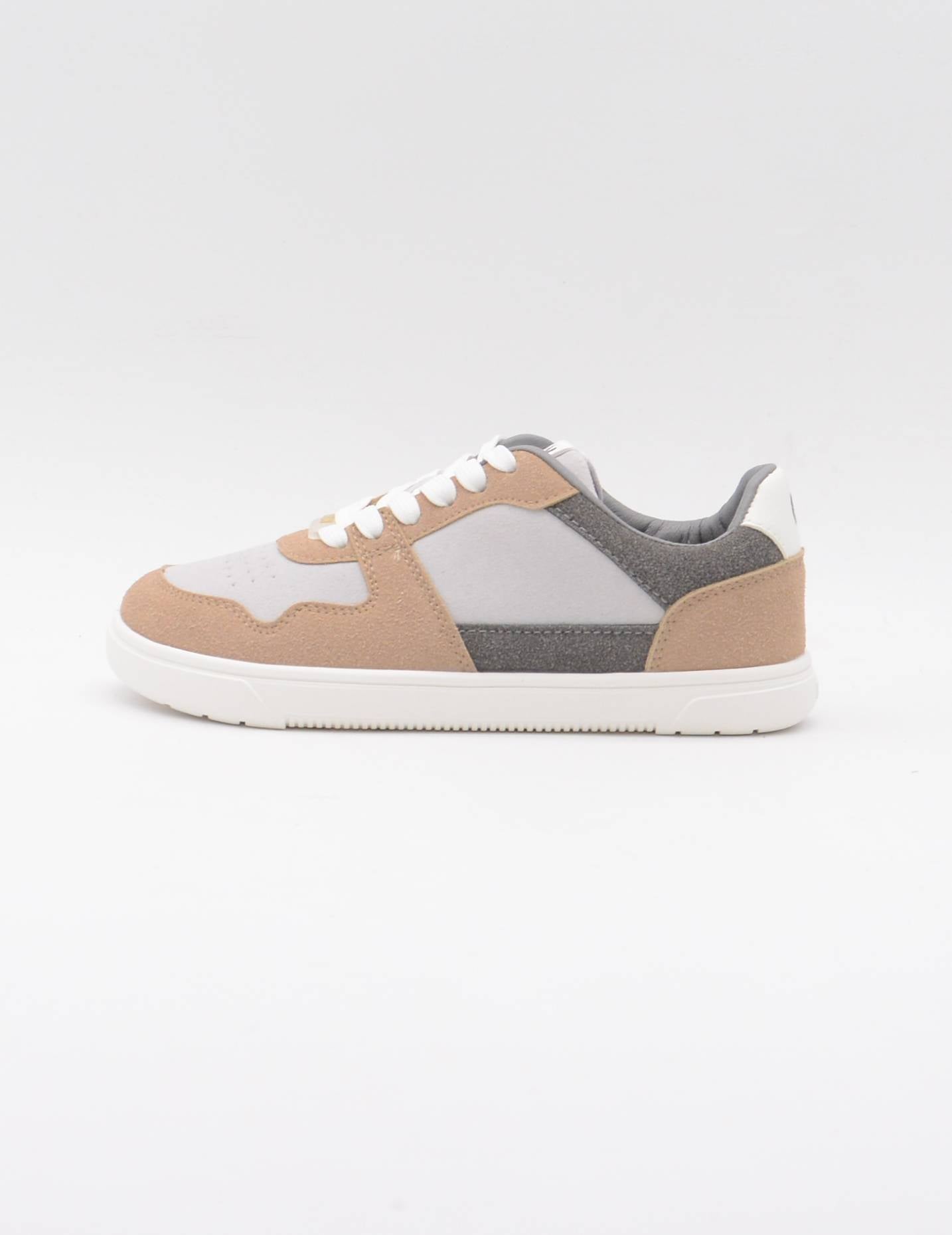 B&W 401007 DEPORTIVO BAREFOOT ANTE GRIS/TOSTADO