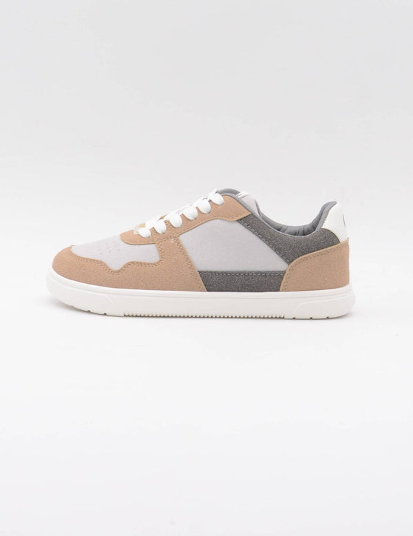 B&W 401007 DEPORTIVO BAREFOOT ANTE GRIS/TOSTADO