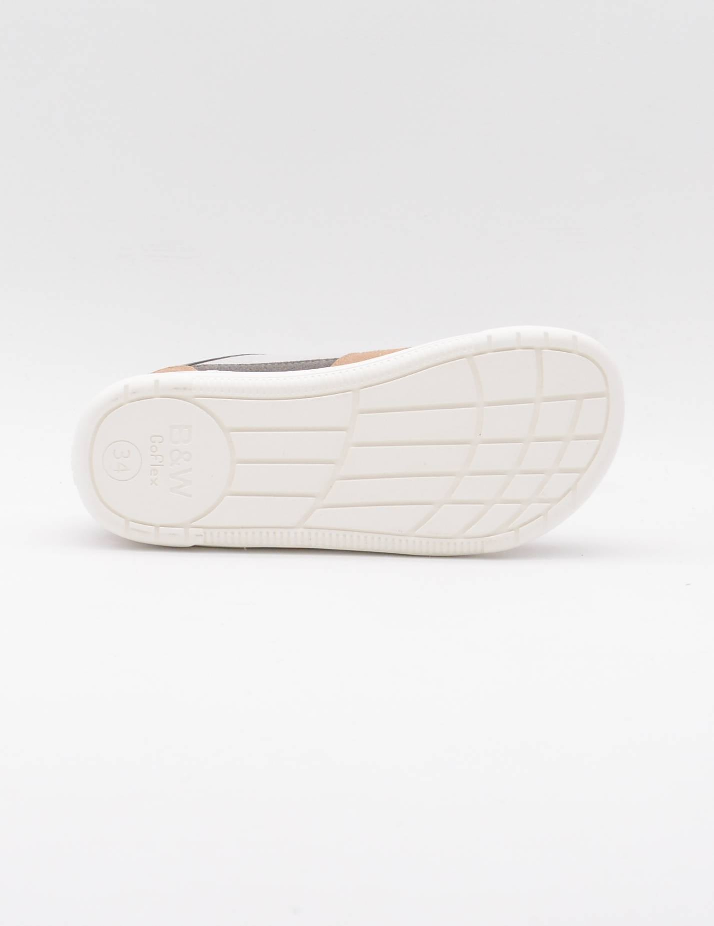B&W 401007 DEPORTIVO BAREFOOT ANTE GRIS/TOSTADO