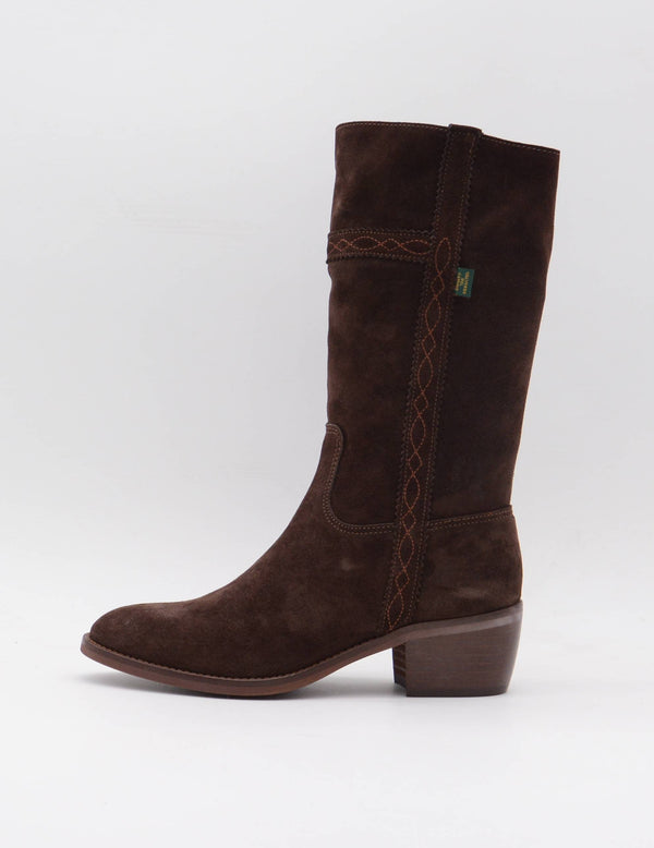 DAKOTA BOTA 3/4 RECTA CHOCOLATE TACON MEDIO 476