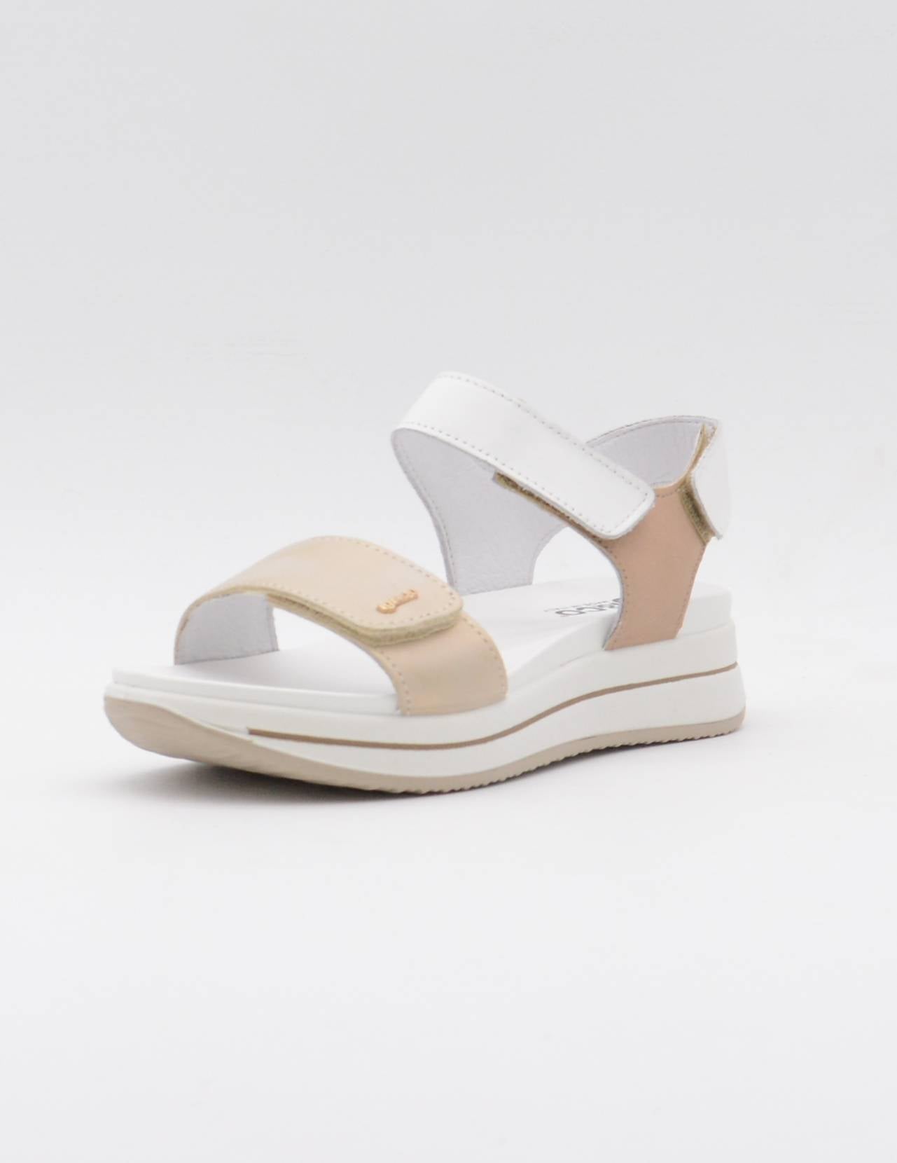 IGI-CO 7675444 Sandalias con cuña plátino-blanco