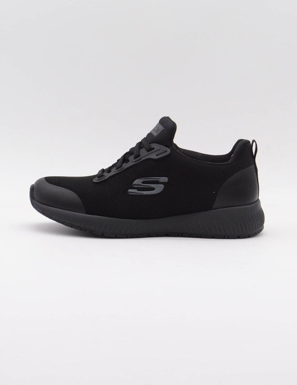 SKECHERS 77222EC Work: Squad SR NEGRO