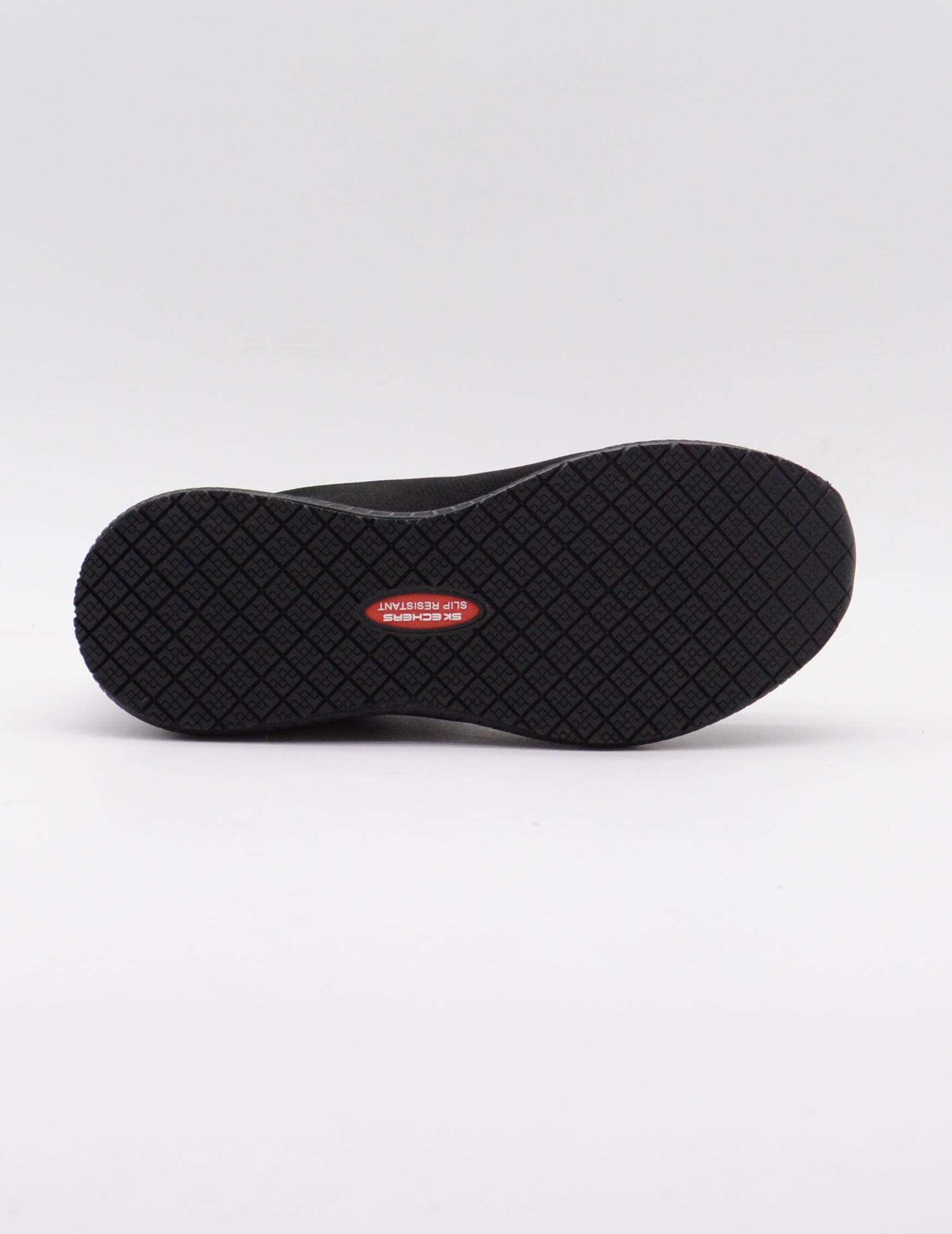 SKECHERS 77222EC Work: Squad SR NEGRO