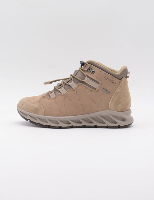 IGI&CO 8684222 Zapato deportivo con gore-tex para mujer beige con elástico