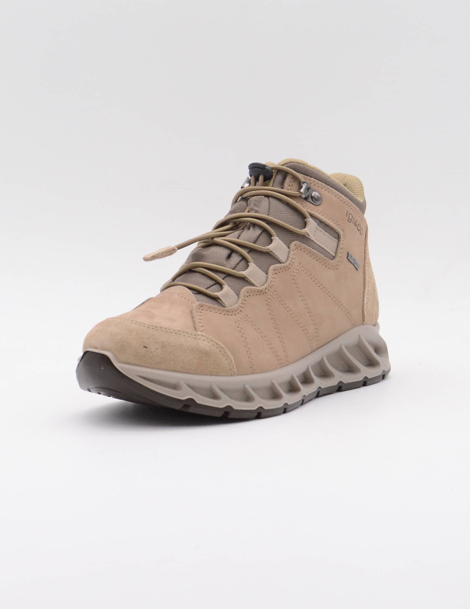 IGI&CO 8684222 Zapato deportivo con gore-tex para mujer beige con elástico