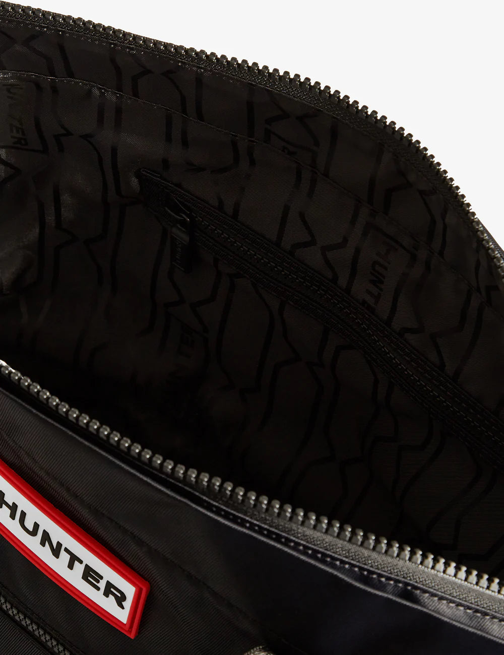 HUNTER  1201 BOLSO ORIGINAL NYLON TOTE MIDI NEGRO
