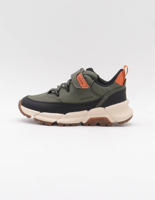 GEOX J56LCA DEPORTIVO FLEXYPER PLUS ABX NIÑO MILITARY