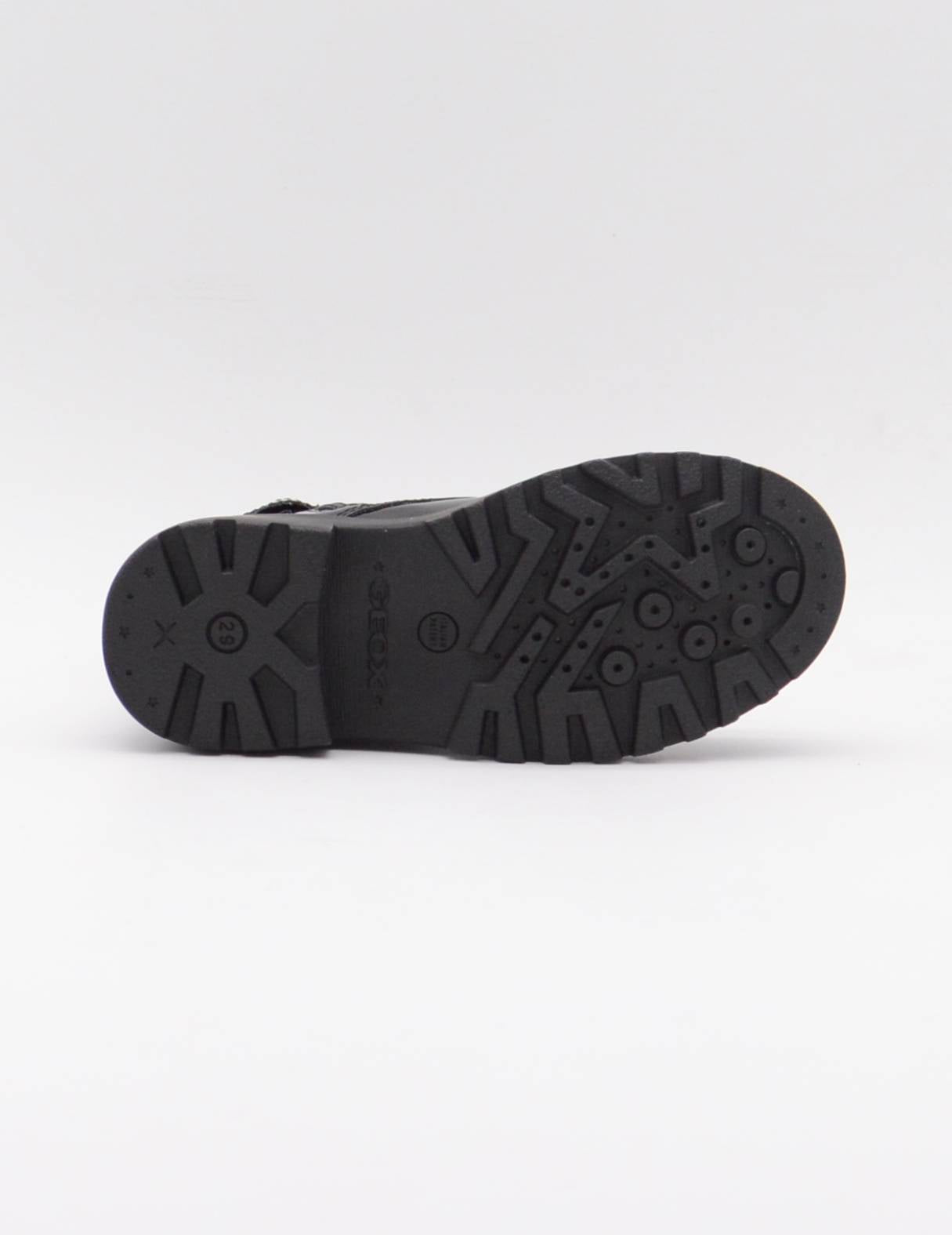 GEOX J9420G BOTIN CASEY NIÑA CHAROL NEGRO