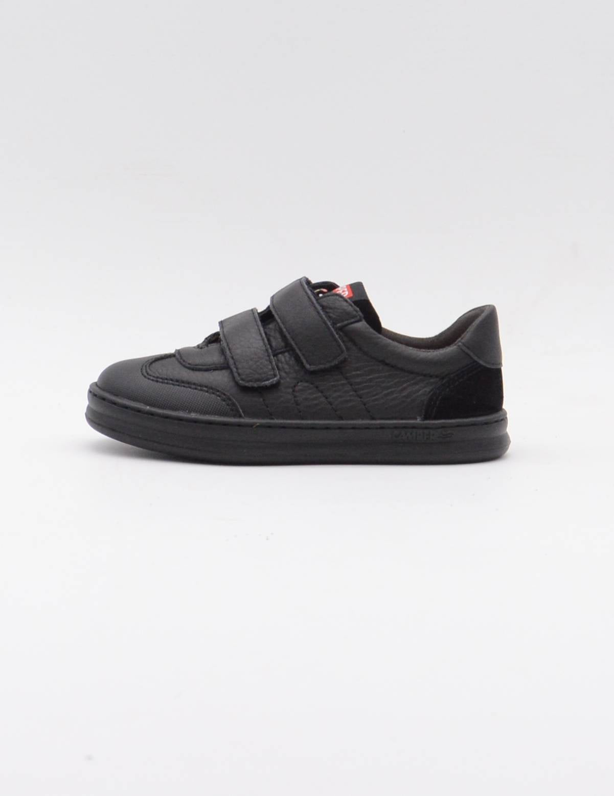 CAMPER K800652-001 Runner Sneakers negras de piel y nobuk NEGRO
