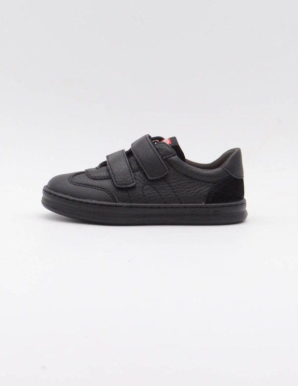 CAMPER K800652-001 Runner Sneakers negras de piel y nobuk NEGRO