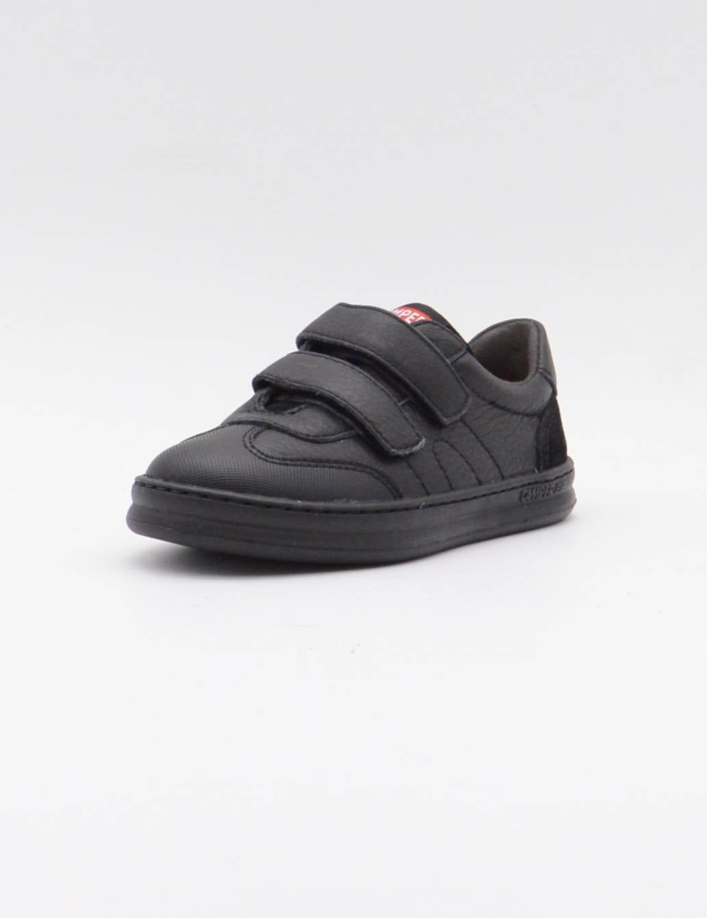 CAMPER K800652-001 Runner Sneakers negras de piel y nobuk NEGRO