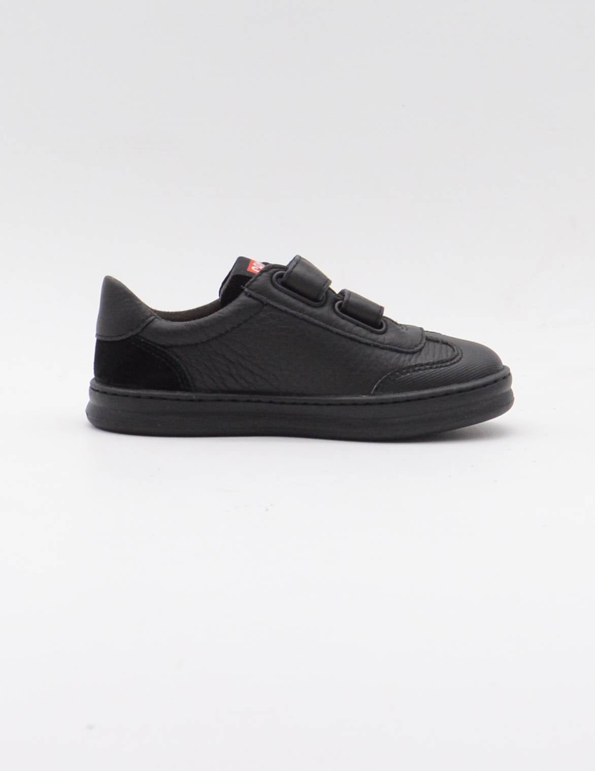 CAMPER K800652-001 Runner Sneakers negras de piel y nobuk NEGRO