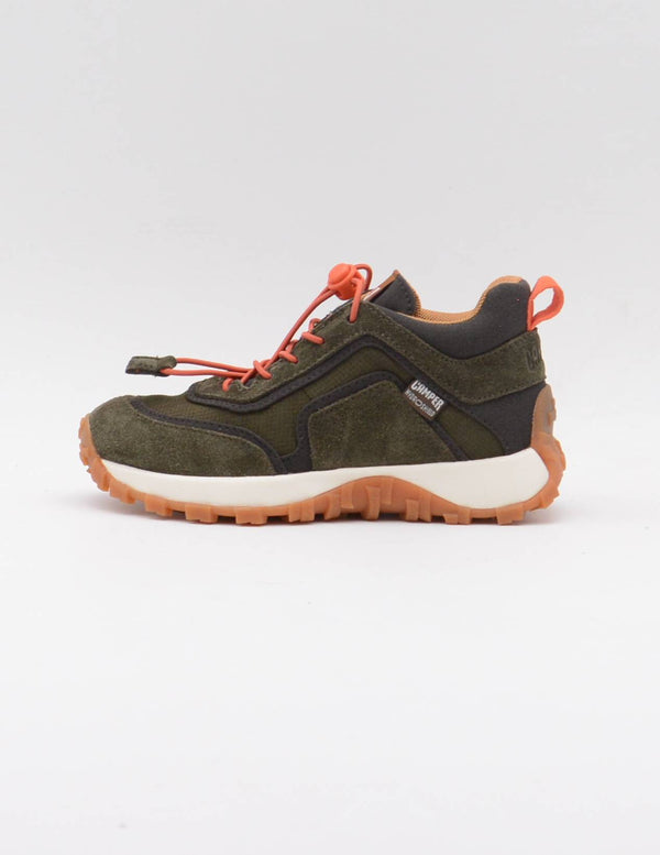 CAMPER K900359-005 Sneakers de tejido multicolor y nobuk VERDE