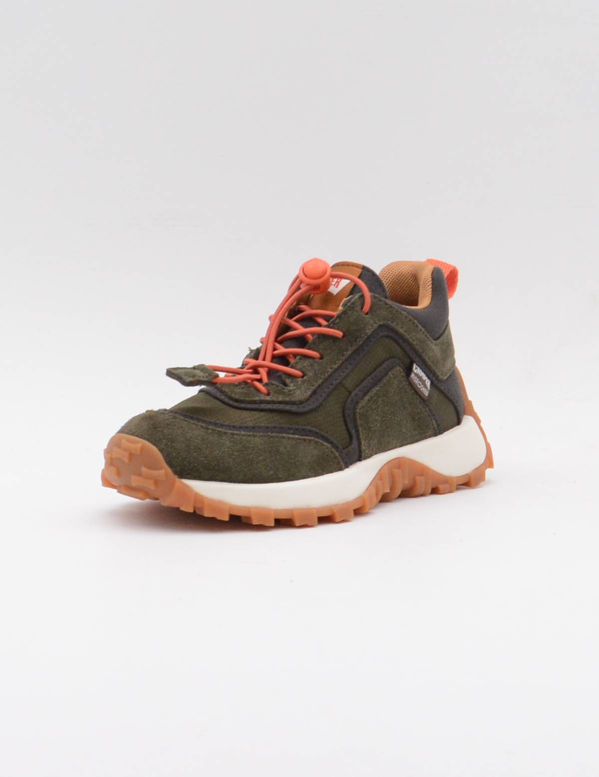CAMPER K900359-005 Sneakers de tejido multicolor y nobuk VERDE