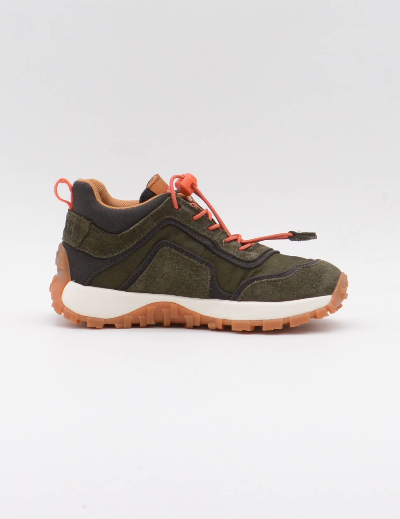 CAMPER K900359-005 Sneakers de tejido multicolor y nobuk VERDE