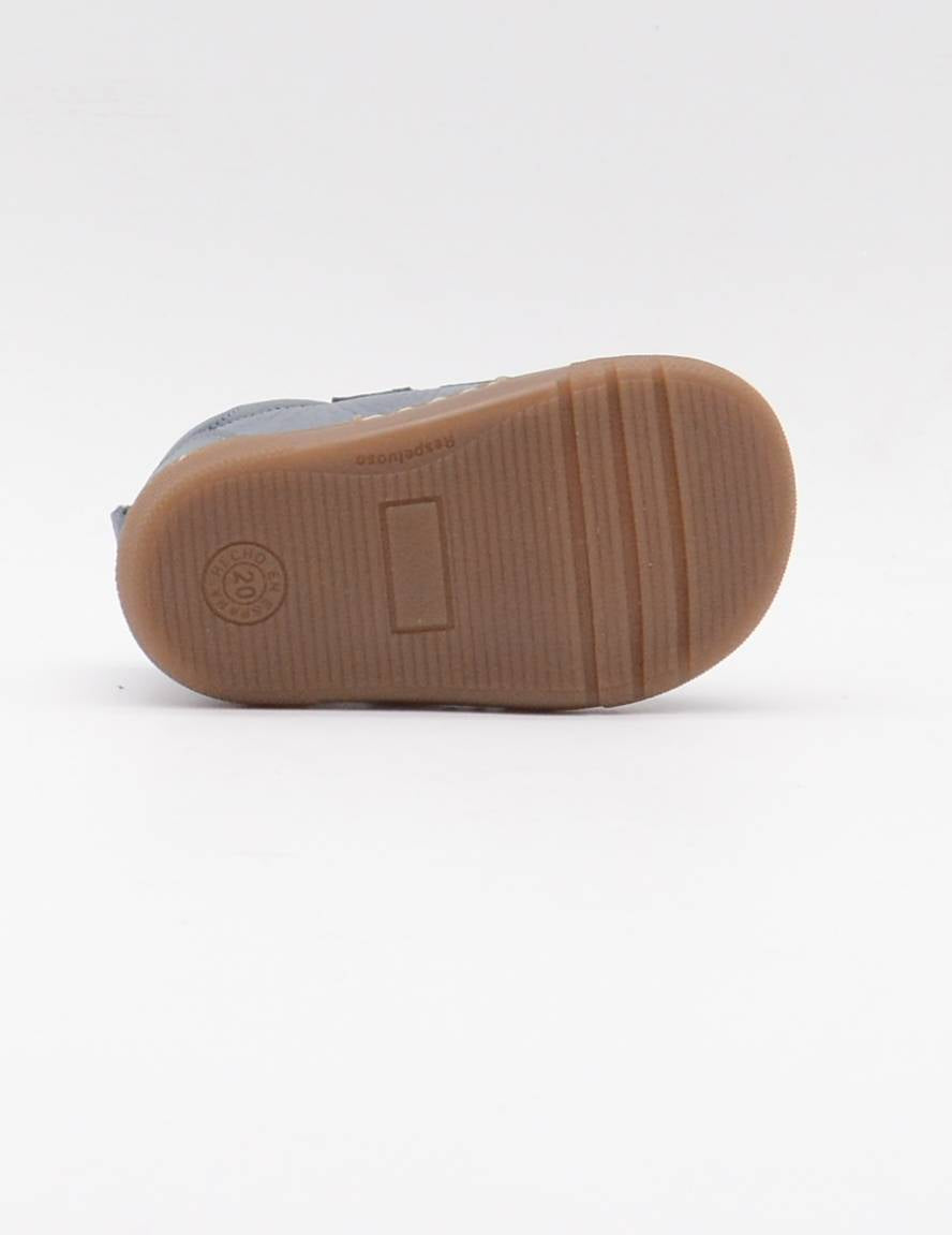 REP-18 DEPORTIVO VELCROS GRIS BAREFOOT